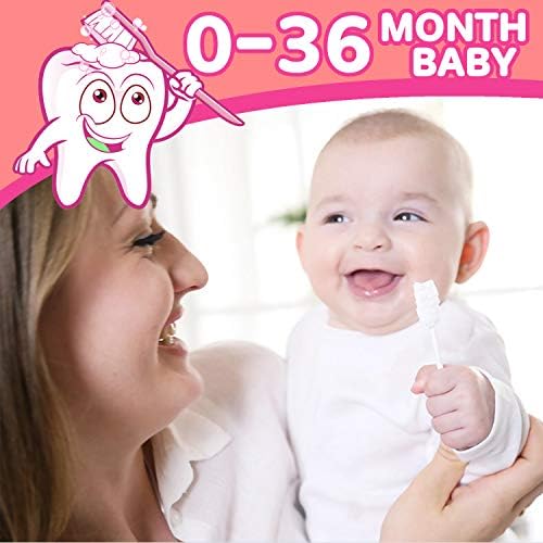 EASICUTI Set de 62 Piezas Limpiador de Lengua para Bebés, Cepillo de Dientes para Recién Nacidos, Cepillo Desechable y Stick de Limpieza Dental para - imagen 6