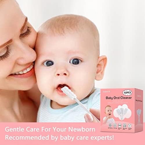 EASICUTI Set de 62 Piezas Limpiador de Lengua para Bebés, Cepillo de Dientes para Recién Nacidos, Cepillo Desechable y Stick de Limpieza Dental para - imagen 8