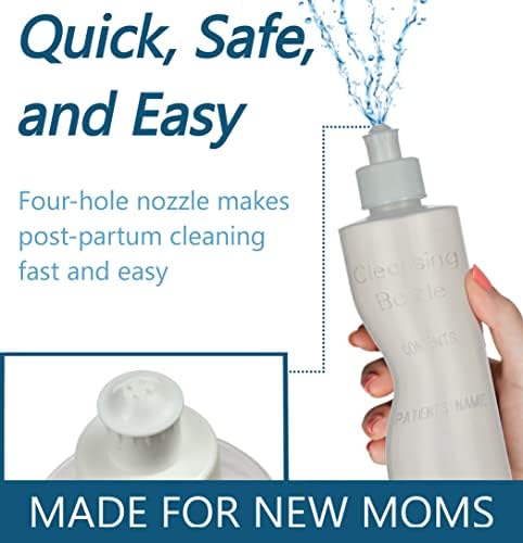 Botella de Lavado Perineal [Paquete de 4] Refillable para Limpieza Postparto - 8oz - Ideal para Nuevas Mamás o Uso de Bidet - imagen 5