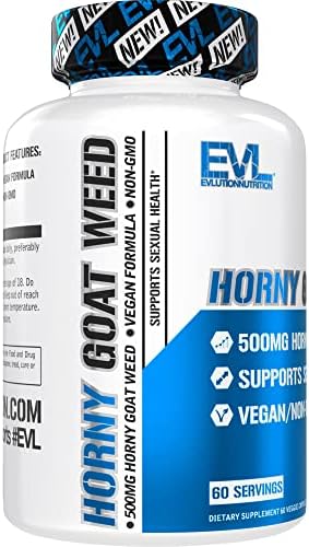 EVL Horny Goat Weed para Hombres - Suplemento Energizante para el Rendimiento, Tamaño y Resistencia con Extracto de Horny Goat Weed - Potenciador de - imagen 4