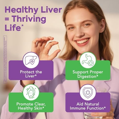 Surebounty Cardo Mariano, 300 mg, Extracto Concentrado de Semilla con 80% Silymarina, Detox para Hígado, 90 Cápsulas Veganas, Toma Diaria - imagen 5