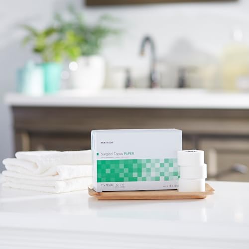Cinta Quirúrgica McKesson, No Estéril, Papel Permeable al Aire, 1 pulg x 10 yd, Paquete de 12 unidades - imagen 6