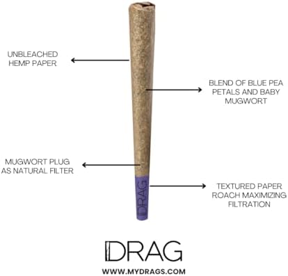 Cigarrillos Herbales - Sin Nicotina, Sin Tabaco, Sin THC, 100% Naturales, Sin Aditivos | Alternativa para Dejar de Fumar | 1 Paquete - 10 Prerolls - - imagen 2