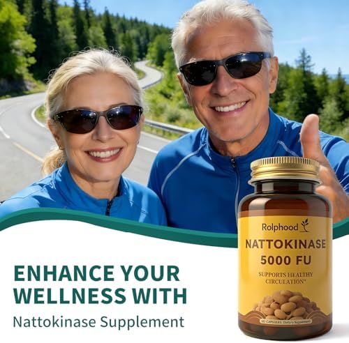 Suplemento de Nattokinasa Rolphood 5000FU por Porción, Libre de Gluten, No Transgénico, 60 Cápsulas - imagen 5