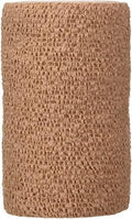 Venda de 5 Paquetes de 3M Coban Vendaje Autoadherente - Color Beige, 4 Pulgadas x 5 Yardas, Elástico - imagen 1