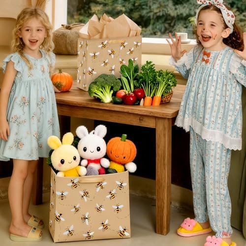 Bolsa de Regalo LUUFILx para Niños y Niñas, Fiesta de Abejas, Favors con Papel de Regalo, Tarjeta y Dulces para Baby Shower y Cumpleaños - imagen 2