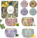 Juego de 4 Velas Aromáticas para Regalo a Mujeres - Velas de Cera de Soja, hasta 90 Horas de Fragancia para Navidad, Cumpleaños, Día de las Madres y - imagen 1