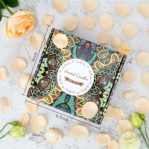 Juego de 4 Velas Aromáticas para Regalo a Mujeres - Velas de Cera de Soja, hasta 90 Horas de Fragancia para Navidad, Cumpleaños, Día de las Madres y - imagen 7
