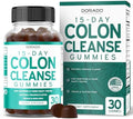 Gomitas de Limpieza Intestinal Colon Cleanse de 15 Días (30 gomitas) - Probiótico Vegano, No GMO, Alivio Suave para la Inflamación Estomacal - Hecho - imagen 1