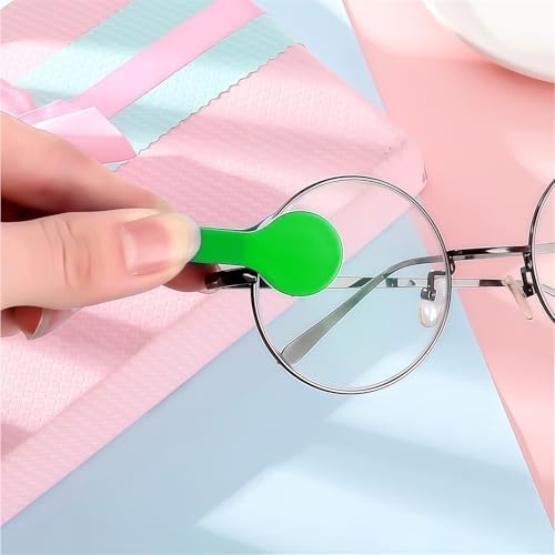 Juego de 3 Piezas de Cepillo Suave para Limpiar Gafas de Sol y Espejuelos - Mini Microfibra Portátil con Clip Limpiador - imagen 7