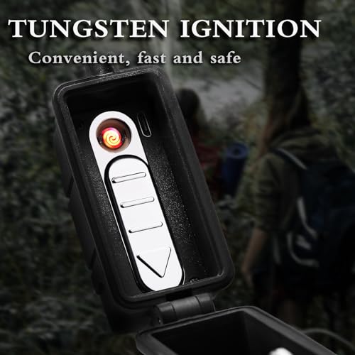 Estuche Impermeable para Cigarrillos YUSUD, Porta Cigarrillos con Encendedor, Capacidad para 20 Cigarrillos de 84mm, Accesorios de Viaje y Camping - imagen 2