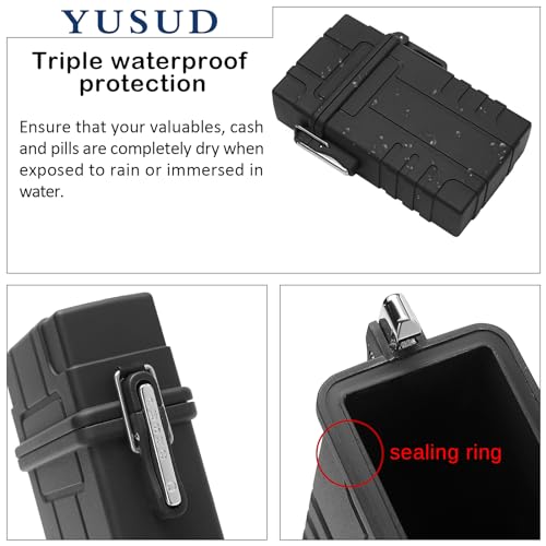Estuche Impermeable para Cigarrillos YUSUD, Porta Cigarrillos con Encendedor, Capacidad para 20 Cigarrillos de 84mm, Accesorios de Viaje y Camping - imagen 4