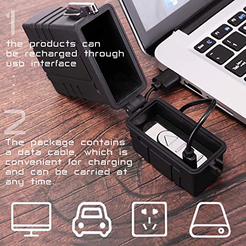 Estuche Impermeable para Cigarrillos YUSUD, Porta Cigarrillos con Encendedor, Capacidad para 20 Cigarrillos de 84mm, Accesorios de Viaje y Camping - imagen 5