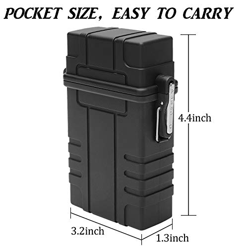 Estuche Impermeable para Cigarrillos YUSUD, Porta Cigarrillos con Encendedor, Capacidad para 20 Cigarrillos de 84mm, Accesorios de Viaje y Camping - imagen 6