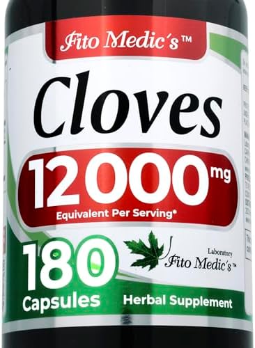Cápsulas de Clavo FITO MEDIC'S Lab | Suplemento de Clavo | 180 Cápsulas - imagen 1