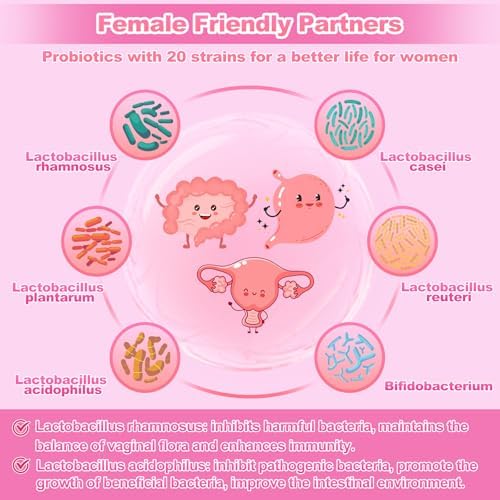KFG Polvo Probiótico para Mujeres, 100 Mil Millones de CFUs, 20 Cepas, 3 Prebióticos Orgánicos, Arándano, Enzimas Digestivas y D-Mannosa, 40 Sobres - imagen 5