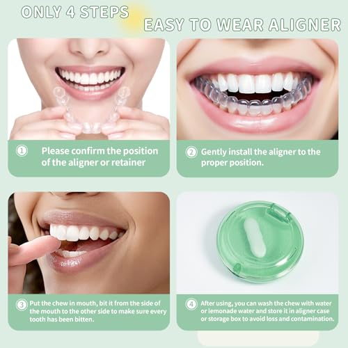 Gaboolo Paquete de 10 Chewies para Alineadores, Chompers Portátiles Lindos, Compatibles con Brackets Invisalign, Alineadores y Retenedores (10 PACK) - imagen 3
