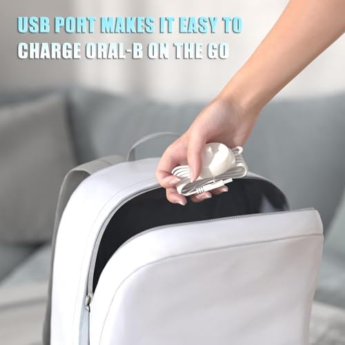 Cargador USB A para Cepillo de Dientes Eléctrico Oral B iO Series iO2 iO3 iO4 iO5 iO6, Genius X 7500 | Base de Carga Inducción 3757 | Impermeable y - imagen 4