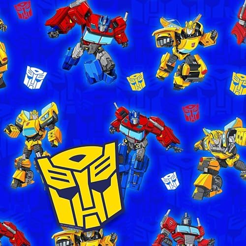 Papel de Regalo Transformers Danilo Promotions Limited, 2 Hojas y 2 Etiquetas, Ideal para Cumpleaños - imagen 2