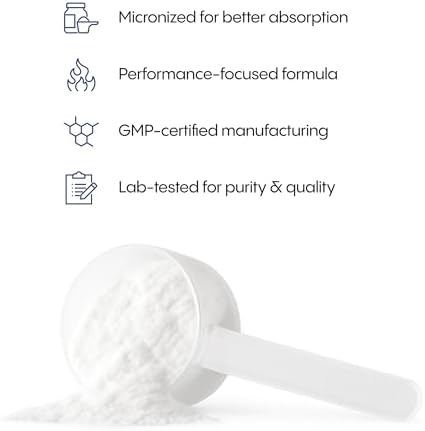 TIVAGENICS Creatina Monohidratada Pura en Polvo 300g – Suplemento Micronizado de 5g para Crecimiento Muscular y Salud | Creatina Sin Sabor para - imagen 6