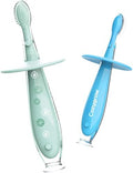 Cepillo de Dientes para Bebés con Base de Succión - Limpieza Suave para Entrenamiento de Autolimpieza, Silicona de Grado Alimenticio, Cerdas Extra - imagen 1