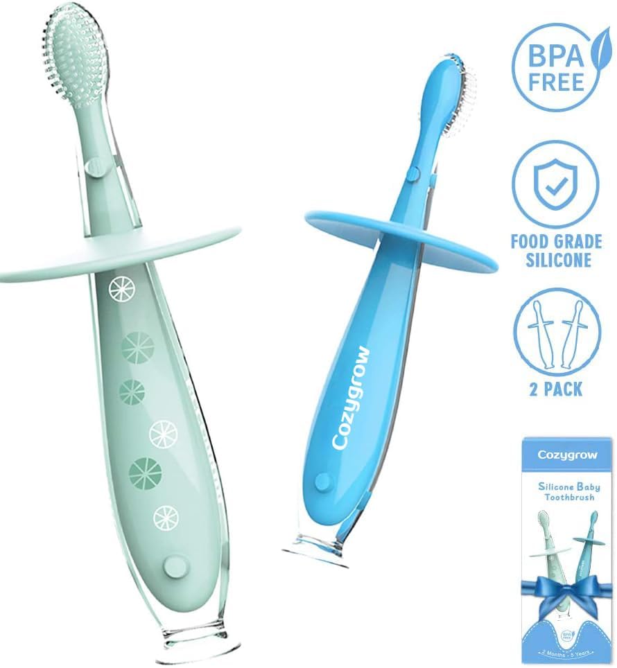 Cepillo de Dientes para Bebés con Base de Succión - Limpieza Suave para Entrenamiento de Autolimpieza, Silicona de Grado Alimenticio, Cerdas Extra - imagen 8