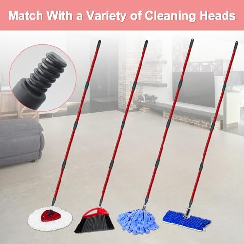 Mango de Repuesto DLAIMI para Mop Ocedar de 4 Secciones, Compatible con Refills y Escobas Ocedar, Mango Ajustable de 30 a 58 para Limpieza de Pisos - imagen 6