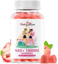 Suplemento de Gomitas NAD+ para Mujeres 1000MG - Gomitas NAD Plus para Hombres Sin Azúcar, Vitamina B3 Niacinamida, Orgánico, Energía y - imagen 1