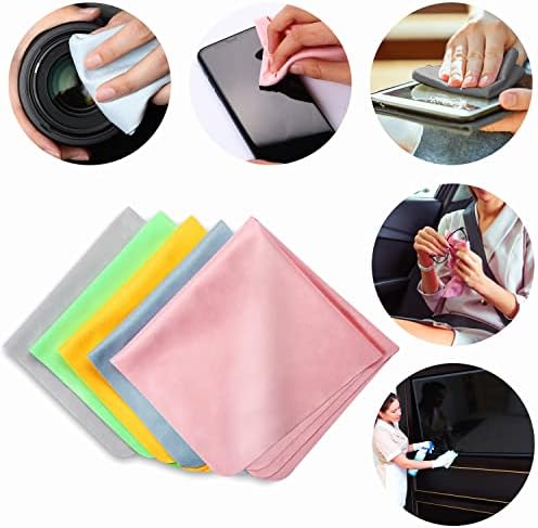 Paños de Microfibra Extra Grandes Vin Beauty (30x30 cm) para Gafas, Lentes y Pantallas, Paños Limpiadores Reutilizables para Todo Tipo de Gafas - imagen 4