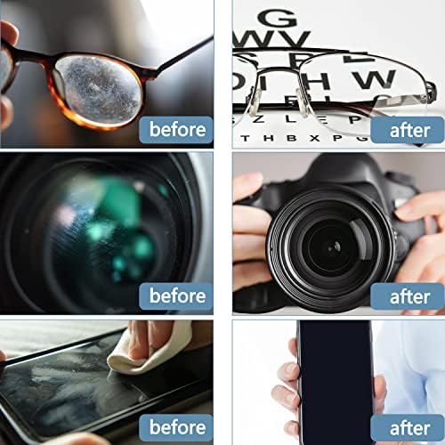 Paños de Microfibra Extra Grandes Vin Beauty (30x30 cm) para Gafas, Lentes y Pantallas, Paños Limpiadores Reutilizables para Todo Tipo de Gafas - imagen 5
