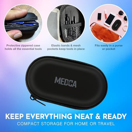 Kit de Limpieza para Audífonos - Set de 20 Piezas con Estuche, 10 Toallitas Limpiadoras y Lupa para Audífonos, Auriculares, Amplificadores y - imagen 7