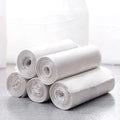 Bolsas de Basura MONGTINGLU Mini para Bote de 0.5 Gal, 150 Piezas en 5 Rollos, Ideal para Botes de Escritorio de 2 Litros o Menos (Translúcido) - imagen 1