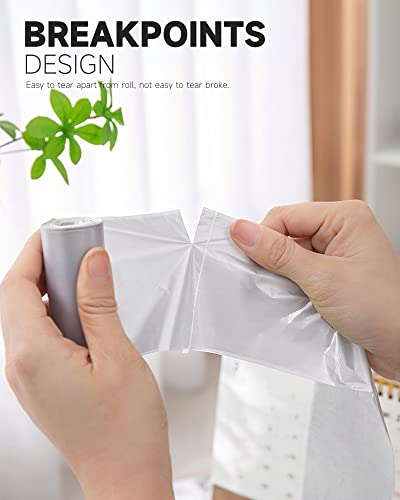 Bolsas de Basura MONGTINGLU Mini para Bote de 0.5 Gal, 150 Piezas en 5 Rollos, Ideal para Botes de Escritorio de 2 Litros o Menos (Translúcido) - imagen 4
