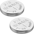 Batería para Reloj Renata Suiza 370 o SR920SW 1.5V (Paquete de 2 Baterías, 370 o SR 920 SW) - imagen 1
