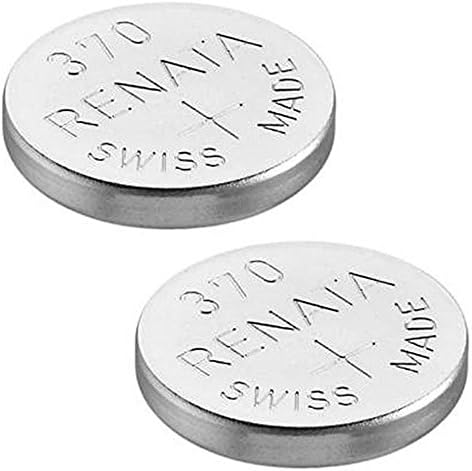 Batería para Reloj Renata Suiza 370 o SR920SW 1.5V (Paquete de 2 Baterías, 370 o SR 920 SW) - imagen 1