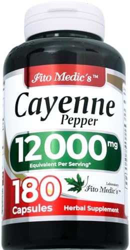 Cápsulas de Pimienta de Cayena FITO MEDIC'S Lab | 180 Cápsulas | 60 Porciones - imagen 4
