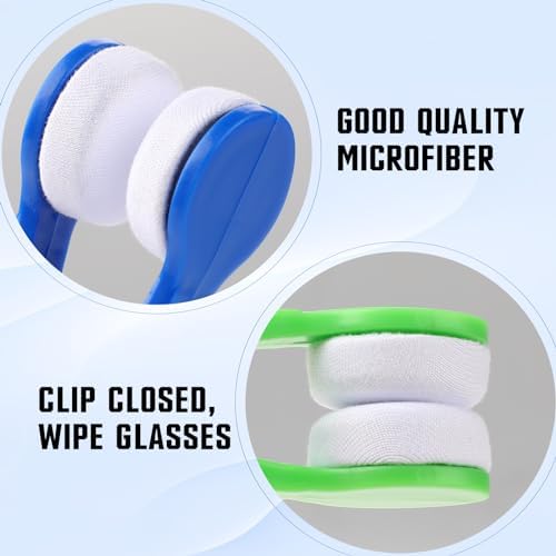 Juego de 7 Piezas de Limpiador de Lentes, Mini Limpiador de Microfibra para Gafas de Sol y Lentes con Llavero, Paño Suave para Limpieza (7 Colores) - imagen 3