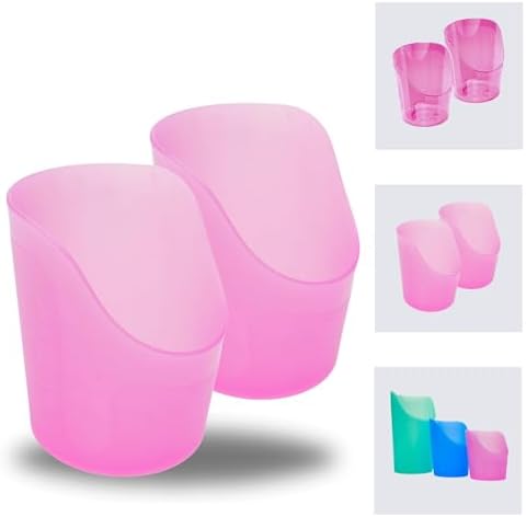 Tazas Cut Out TalkTools para Necesidades Especiales - Set de Vidrio para Terapia Física y Rehabilitación | Soporte de Motricidad y Coordinación | - imagen 1