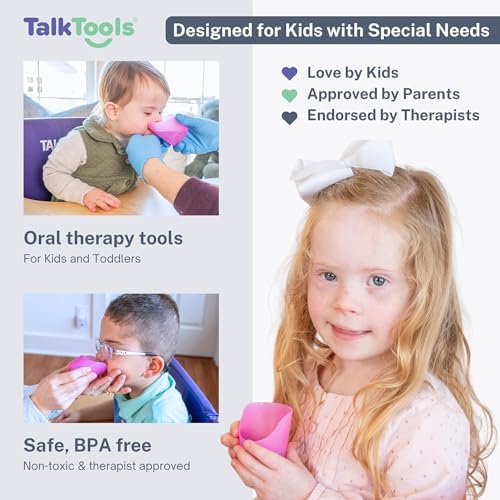 Tazas Cut Out TalkTools para Necesidades Especiales - Set de Vidrio para Terapia Física y Rehabilitación | Soporte de Motricidad y Coordinación | - imagen 4