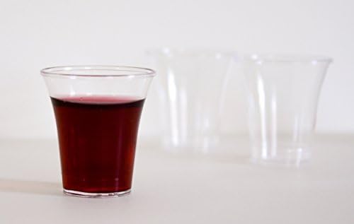 Copas de Comunión Grace - Plásticas Desechables 100 por caja - Se ajustan a bandejas estándar de Comunión - imagen 2
