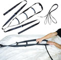 Escalera de Cama con 4 Agarraderas, Longitud Ajustable y Soporte de Doble Punto, Ayuda para Levantarse para Personas Mayores, Embarazadas, Obesas y - imagen 1