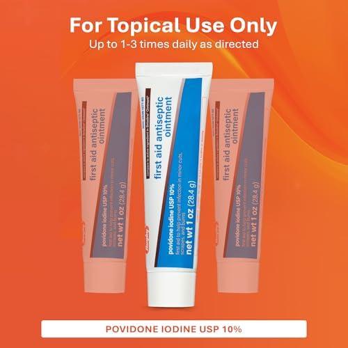 Ungüento Antiséptico Rugby, Solución Tópica de Povidona Yodada USP 10%, Previene Infecciones en Cortes, Raspones y Quemaduras - 1 Oz. - imagen 3
