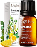 Gya Labs Mezcla de Aceites Esenciales Breathe - 100% Puro Natural para Respirar Fácil con Eucalipto y Menta para Humidificador (10 ml) - imagen 1