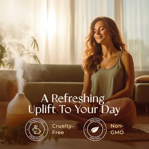 Gya Labs Mezcla de Aceites Esenciales Breathe - 100% Puro Natural para Respirar Fácil con Eucalipto y Menta para Humidificador (10 ml) - imagen 4