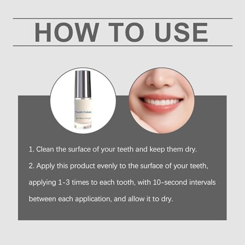 SmileFitPro Pintura para Dientes, Pulidor Natural, Kit Portátil de Blanqueamiento Suave, Fórmula Segura y Resultados Duraderos, 2 piezas - imagen 6