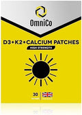 Parches OmniCo - D3 + K2 + Calcio – Paquete de 30 unidades - imagen 1