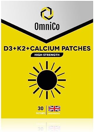 Parches OmniCo - D3 + K2 + Calcio – Paquete de 30 unidades - imagen 1