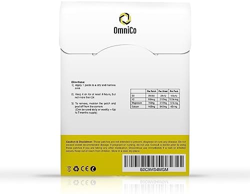 Parches OmniCo - D3 + K2 + Calcio – Paquete de 30 unidades - imagen 6