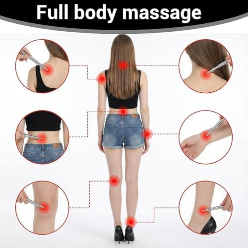 Juego de 4 Plumas de Acupuntura de Acero Inoxidable, Herramienta de Masaje Reflexológico para Cuerpo y Cara, Agujas Manuales para Relajación Profunda - imagen 4