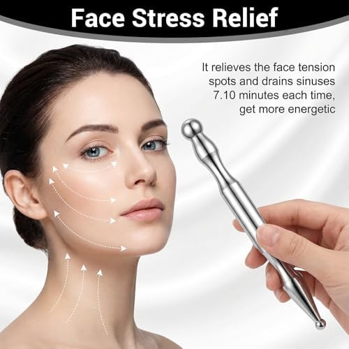 Juego de 4 Plumas de Acupuntura de Acero Inoxidable, Herramienta de Masaje Reflexológico para Cuerpo y Cara, Agujas Manuales para Relajación Profunda - imagen 8